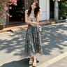 可茵（Keyin）連衣裙子通勤風時尚女裝套裝2026年夏季新款圓領(lǐng)針織衫上衣半身裙 針織衫+半身裙 M 曬單實拍圖