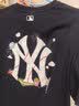 MLB男女親子復古潮流精致刺繡LOGO背標圓領T恤7ATSL0363-50BKS-160 曬單實拍圖
