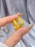 老鳳祥三生三世黃金情侶戒指999足金對戒素圈活口送男女朋友生日禮物 三生三世實心女戒約2.86g 曬單實拍圖