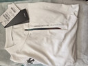 迪桑特（DESCENTE）RUNNING男士F360吸濕速干親膚半拉鏈短袖T恤新品 WT-白色 L (175/96A) 曬單實(shí)拍圖