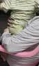 溜溜果2件裝兒童衣服夏季短袖套裝衣服加褲子兩件套男女寶寶衣服兒童T恤 短袖套裝（小熊貓+綠色條紋熊） 90 CM 曬單實拍圖