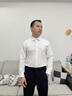 萊克斯頓襯衫男【商場(chǎng)同款】男裝春秋三防面料免燙長(cháng)袖襯衫男白色XL 曬單實(shí)拍圖