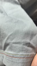 日著（rizhuo）瓦片休閑背帶褲2026夏季新款女時尚寬松獨特撞色拼接設燈籠褲 晴空藍 S 曬單實拍圖