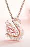 施華洛世奇（SWAROVSKI）SWAN 粉天鵝項鏈女送女朋友生日禮物【七夕獨家限定禮盒】 曬單實拍圖