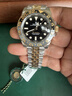 勞力士（ROLEX）格林尼治型  自動機械機芯 100米防水 黑色表盤 男表 瑞表40mm 曬單實拍圖