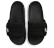 耐克（NIKE）官方OFFCOURT ADJUST男拖鞋秋季魔術(shù)貼一字拖室內(nèi)DQ9624 001黑/白色/黑 44 曬單實拍圖
