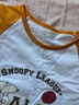 史努比（SNOOPY）寶寶睡衣家居服純棉夏季睡裙卡通短袖睡袍睡裙 曬單實拍圖