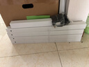 天木居【順豐24小時發(fā)】電腦桌臺式家用現(xiàn)代簡約書桌簡易桌子學(xué)習(xí)桌 黑色+白腿 長80*寬50*高74 （防撞圓角） 曬單實拍圖