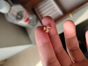 紀詩哲（GIEVSZHE）幸運四葉草耳釘女新款高級感耳飾耳環實用簡約百搭七夕情人節禮物 幸運四葉草耳釘-玫瑰金【可刻字/當/次日達】 定情信物/紀念日情侶禮物/禮盒包裝/免費刻字 曬單實拍圖