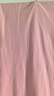皮爾卡丹（pierre cardin）2026夏季中長款短袖t恤女純棉翻領包臀裙子衫連衣裙運動休閑針織 凈面淺粉色 XL【收藏加購優先發貨】 曬單實拍圖