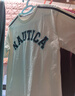 NAUTICA【SKIN絲光棉】NAUTICA童裝男童女童短袖T恤夏季兒童半袖透氣上衣 白色 170 曬單實拍圖