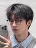 蔓笙純999足銀養耳洞耳釘男個性潮流痞帥耳環2026新款潮男生耳骨釘飾 S999足銀黑色耳釘【單只】 曬單實拍圖