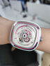 SEVENFRIDAY七個(gè)星期五手表瑞士機(jī)械情侶手表防水男女對(duì)表腕表 P3C/12 曬單實(shí)拍圖