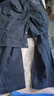 浩贏夏季純棉工作服男套裝薄款電焊工服防燙耐臟工地勞保服單上衣定制 藏藍色（套裝） 2XL (180) 145-160斤 曬單實拍圖
