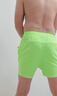 嘉曄三分短褲男女2024休閑純色透氣彈力寬松直筒短褲男冰絲休閑沙灘褲 熒光綠 XL 【90-110斤】 曬單實(shí)拍圖