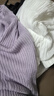 宏資琦連衣裙女裝2026夏季新款溫柔風穿搭減齡時尚套裝氣質絕美漂亮裙子 紫色上衣+白色裙子 M 曬單實拍圖