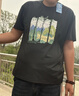 班尼路（Baleno）t恤男夏新款冰絲網(wǎng)眼透氣青少年潮流速干圓領休閑情侶設計感短袖 曬單實拍圖