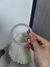 中國黃金CHINA GOLD白月光玉髓手鐲女荔枝凍玉鐲子中秋節禮物送女友老婆生日結婚浪漫 白月光玉髓手鐲 52-54# 曬單實(shí)拍圖