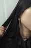 溥畔長款超閃小花流蘇耳線女新款韓版輕奢感氣質(zhì)百搭顯臉小耳環(huán) 小花流蘇耳線 曬單實拍圖