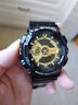 卡西歐（CASIO）G-SHOCK 魔金雙顯 防水防震運(yùn)動(dòng)手表 學(xué)生手表 GA-110GB-1ADR七夕 曬單實(shí)拍圖
