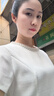 啄木鳥法式連衣裙女2026新款端莊大氣設計師別致絕美白色圓領小眾連衣裙 白色 XL 120-130斤 曬單實拍圖