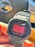 卡西歐（CASIO）手表gshock多功能方表善哉同款運動小方塊送男朋友日韓表520禮物 GW-B5600AR-1血鶴藍牙+太陽能 曬單實拍圖
