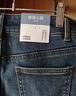 森馬（Semir）森柔|牛仔褲女冬季修身抓毛小腳褲顯瘦休閑潮流長褲103724124010 曬單實拍圖