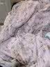 德瑪納【刺繡美學】春季法式名媛系帶領收腰七分袖A字輕薄長款女連衣裙 曬單實拍圖
