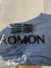 羅蒙（ROMON）短袖t恤男夏季新款桑蠶絲休閑薄款半袖上衣百搭時尚體恤 湖藍 XL 曬單實拍圖