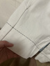 百圖betu女裝夏季新款牛仔闊腿褲高腰顯瘦純棉九分褲褲子2505X14 白色 S 曬單實拍圖