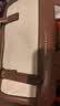 CHARLES&KEITH拼色掛飾手提斜挎包波士頓包生日七夕禮物送女友CK2-30671730 Chocolate巧克力色 小包 曬單實(shí)拍圖