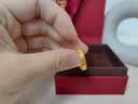 周大生（CHOW TAI SENG）黃金戒指女碎碎冰戒指足金活口金戒指情人節生日禮物送女朋友老婆 曬單實拍圖