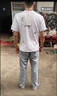 花花公子（PLAYBOY）高端個性短袖t恤男潮牌潮流衣服2026夏季新款男士上衣圓領半截袖 白色 L 建議110-125斤 曬單實拍圖
