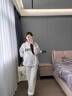 普雷芳孕婦套裝秋裝2025韓版寬松大碼休閑運動(dòng)衛衣洋氣春秋上衣時(shí)髦秋季 花米色套裝 XL 曬單實(shí)拍圖