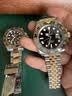 勞力士（ROLEX）格林尼治型  自動機械機芯 100米防水 黑色表盤 男表 瑞表40mm 曬單實拍圖