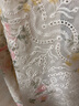 茵曼（INMAN）【李蘭迪代言】法式V領蕾絲刺繡連衣裙2026夏季女裝新款長裙 繁花 S 曬單實拍圖