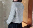 clotho Rennie品牌女裝小香風(fēng)外套女2025春秋季新款時(shí)尚氣質(zhì)小個(gè)子短款西裝上衣 白格 M 曬單實(shí)拍圖