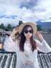 ELLE【80周年膠囊】法式趣味印花薄款針織衫女2026春新款通勤罩衫 米白 M 曬單實拍圖