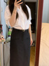 圖曼朵白色短袖襯衫女夏季氣質正裝穿搭高端職業(yè)商務女裝面試白襯衣女 白色 【店長推薦|簡約實穿】 S  推薦90-105斤【面試BI入】 曬單實拍圖