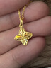 周大生（CHOW TAI SENG）周大生黃金吊墜5G足金四芒星炫彩爆閃星星足金掛墜送女友1.36g 曬單實拍圖