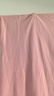 皮爾卡丹（pierre cardin）2026夏季中長款短袖t恤女純棉翻領包臀裙子衫連衣裙運動休閑針織 凈面淺粉色 XL【收藏加購優先發貨】 曬單實拍圖