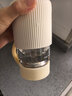 玻璃杯女生高顏值大容量耐高溫便攜牛奶咖啡杯果茶杯辦公室專用 奶白【防燙加厚杯套 升級(jí)便攜提手】 375ml 曬單實(shí)拍圖