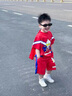 G.duck小黃鴨童裝聯名奧特曼衣服男童夏裝套裝兒童披風男寶寶夏季運動服 藍色2635送披風會發光 100 （建議身高90cm 3-4歲）cm 曬單實拍圖