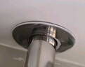 曼啟巨加厚不銹鋼排煙管煤氣6cm強排排氣管燃氣熱水器加長煙管伸縮配件 6cm 止回閥 曬單實拍圖