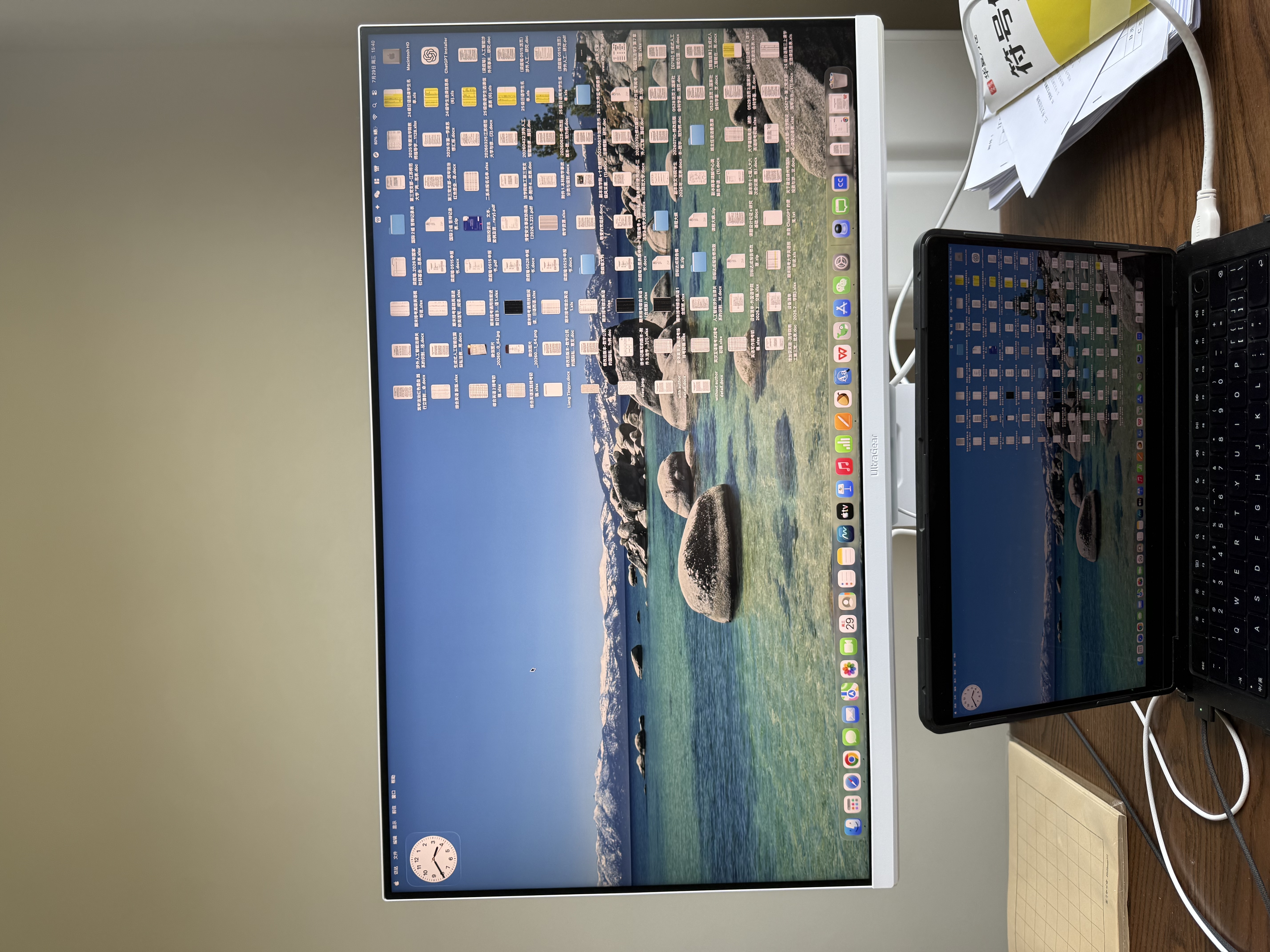 LG 31.5英寸4k顯示器 電腦顯示屏 HDR400 TypeC 65w 內置音箱 webOS系統 游戲顯示器 32G810SA 白 曬單實拍圖