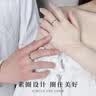 老銀匠簡約光圈銀戒指女生s925銀光面素圈活口男戒指情侶款式生日禮物 曬單實拍圖
