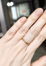 周大福 碎冰冰碎金金黃金戒指求婚戒指(工費:220計價)EOF1216 生日禮物 13號 足金 約2.10g 曬單實拍圖