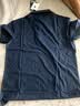愛(ài)登堡夏季短袖polo衫男裝刺繡商務(wù)通勤翻領(lǐng)保羅t恤深藍(lán)01175/92A(XL) 曬單實(shí)拍圖