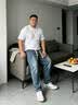 胖哥哥大碼男士牛仔褲松緊腰加肥加大2026夏季新款肥佬寬松休閑褲 懷舊藍(lán) 【萊賽爾松緊腰長褲】 5XL 【220-240】斤 曬單實拍圖