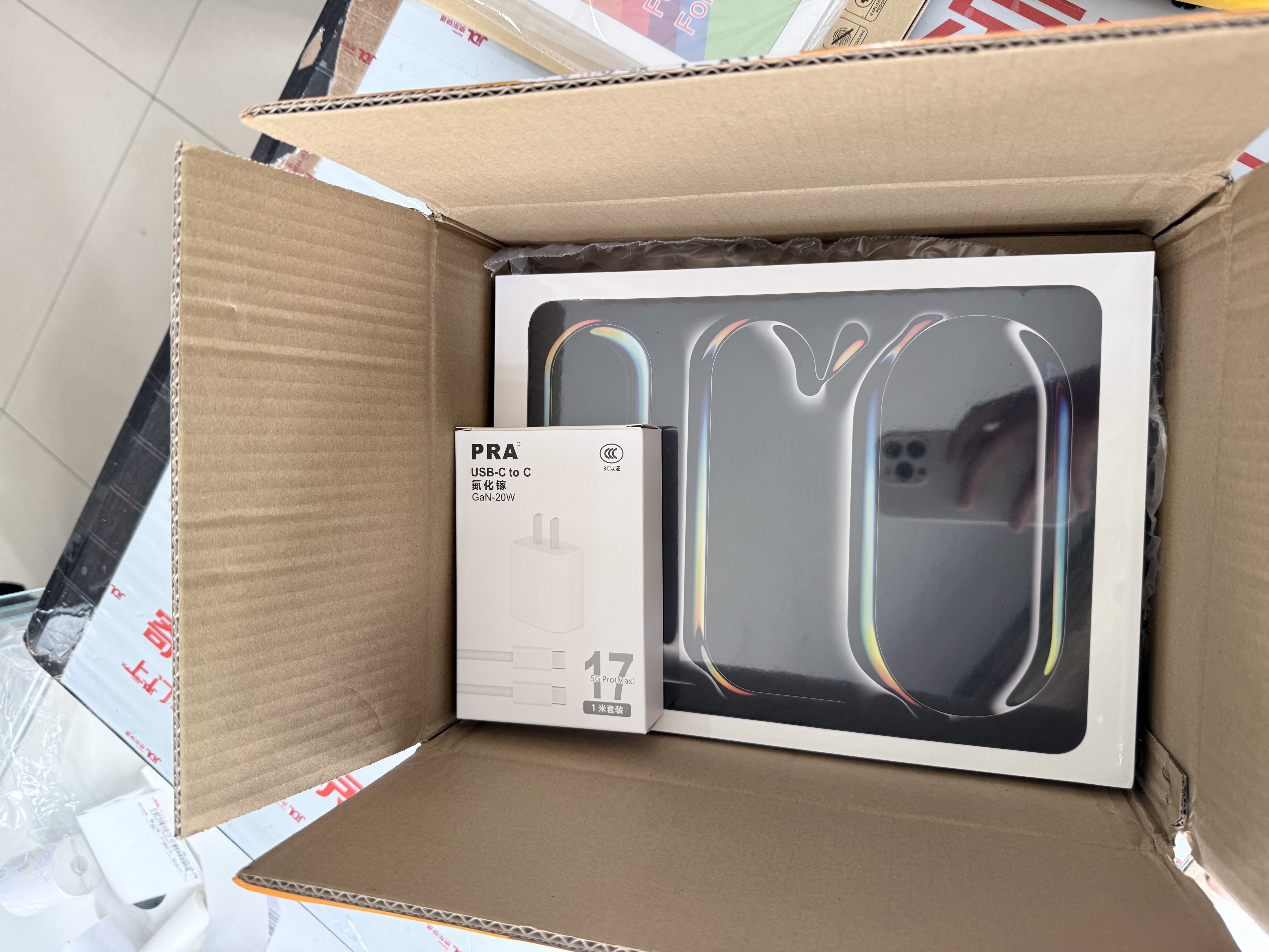 Apple【國行現貨】iPad Pro11英寸 M5芯片 2025年新款平板電腦 深空黑色 11英寸 256GB WiFi版【原裝未使用】 曬單實拍圖